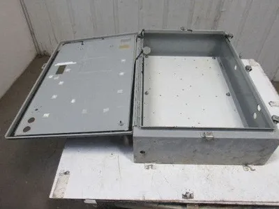 Hinged Door 36x24x8" Wall Mount Electrical JIC Box/Enclosure w/ Backplate
