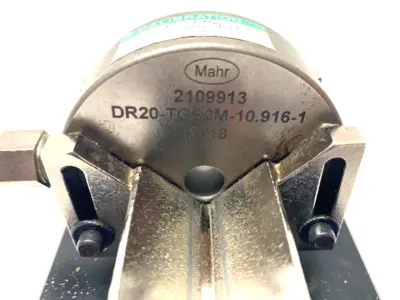 Used MAHR DIMENSIONAIR 2-JET AIR RING GAUGE W/ GUIDE CHUTES & BASE PLATE Air Gages Michigan US | Maverick Industrial Sales #1122812