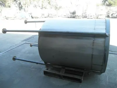 Tank, 475 Gallon, Stainless Steel, 50" X 60", OT/DB #S741572