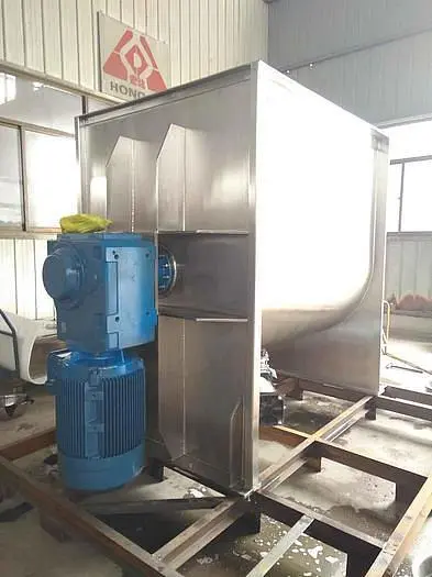New 100 Cubic Foot Stainless Steel Ribbon Mixer, 20 HP #5512913