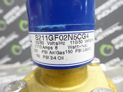 GC Valves S211GF02N5CG4 Solenoid Valves 3/8" NPT 200 PSI Max. 2-Way N.C.