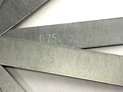 Used JINGHUA PRECISION STAINLESS STEEL GAP GAUGE MISSING 6 BLADES Thickness Gauges Michigan US | Maverick Industrial Sales #1091325