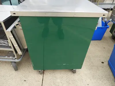 Used ColorPoint Used Colorpoint Portable Stainless Steel Work Counter 50-CSE- SS43 Food Prep Tables Illinois US | Falcon Restaurant Supply #1376607