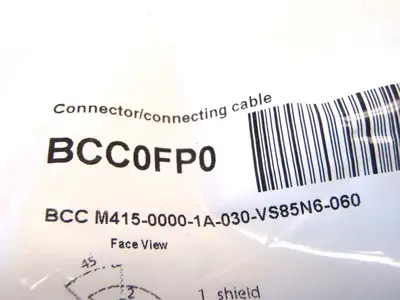 USED BALLUFF CONNECTING CABLE BCC-M415-0000-1A-030-VS85N6-060