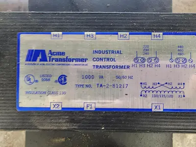 Used ACME TRANSFORMER TA-2-81217 Transformers Michigan US | Midwest Press and Automation #1302420
