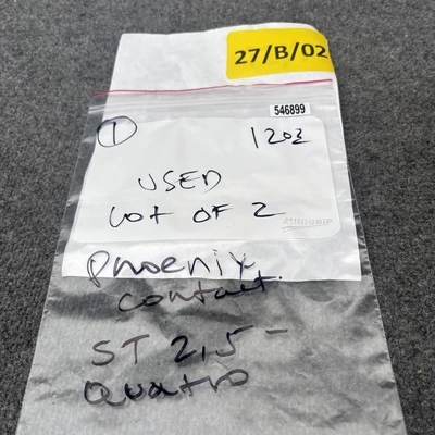 Used Phoenix Contact Type ST 2,5 Quattro Terminal Blocks California US | Davliegogo LLC #1708366