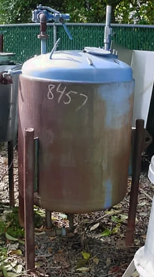 USED 125 GALLON JACKETED CLOSED RECIEVER 125 GALLON