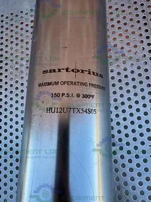 USED SARTORIUS HU12U7TX54SOS STAINLESS STEEL FILTER HOUSING 150 PSIG
