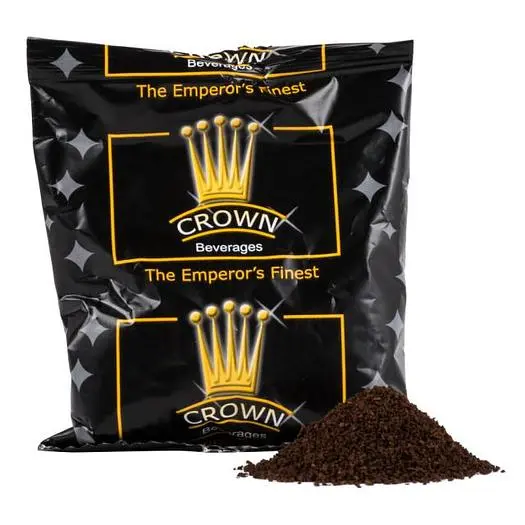 Crown Beverages Emperor's Finest Premium Blend Coffee - (80) 2 oz. Packets /CasE