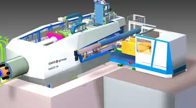 SMS GROUP 1450 TON ALUMINUM EXTRUSION PRESS (14670) PRESSES, EXTRUSION | Machinery International LLC (5)