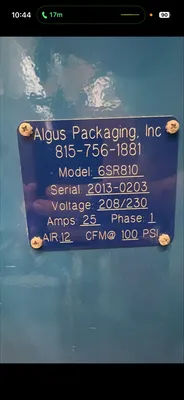 ALGUS 6SR810 Used Blister Sealers | PlastiMach Corp (7)