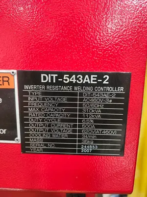 2007 AMADA ID-40-ST Spot Welders (Equipt) | Gadsden Engineering (3)