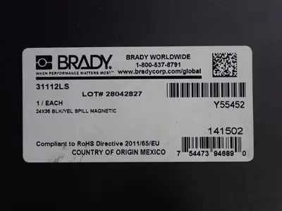 Used BRADY CORPORATION 31112LS Miscellaneous MRO Ohio US | HGR 24 #1132832