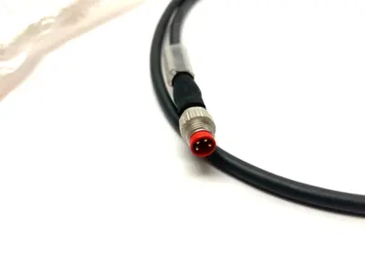 USED BECKHOFF DOUBLE ENDED POWER CABLE 1M M8 4-PIN