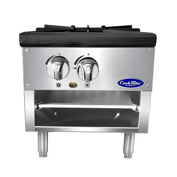New | in-Stock Atosa New Atosa ATSP-18-1L Single Gas Stock Pot Stove (Low Height) Gas Cooking Equipment Illinois US | Falcon Restaurant Supply #1375285