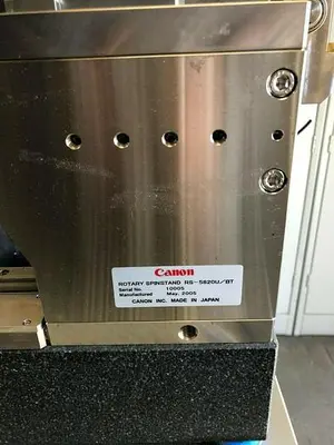 CANON ROTARY SPINSTAND RS-5820U-BT SPINSTAND CONTROLLER SPIC2005A