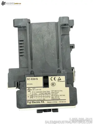 Used FUJI ELECTRIC SC-E03/G Motors (misc) Kentucky US | Industrial Parts R Us Inc. #1493520