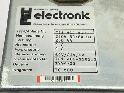 USED HARTMANN + LÄMMLE ELECTRONIC PCB CARD CHASSIS