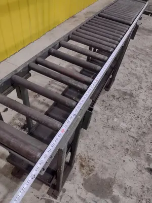 120" LONG X 16" WIDE X 39" ROLLER CONVEYOR: STOCK #21840