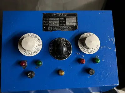 TEKCAST Precision 3-Post 14" platen Vulcanizing Press for White Metal Rubber Mold Spin Casting