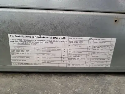 USED 2015 ABB ACS550-U1-077A-6