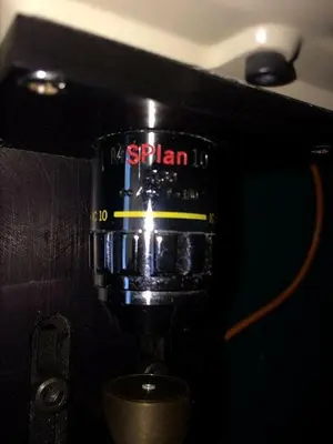 OLYMPUS MS PLAN 10 OBJECTIVE 0.30 f=180 IC10