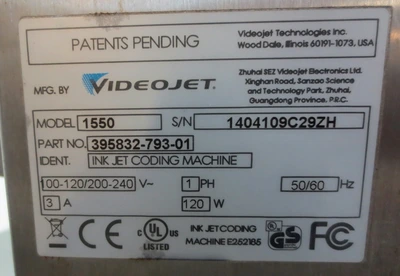 USED VIDEOJET 1550