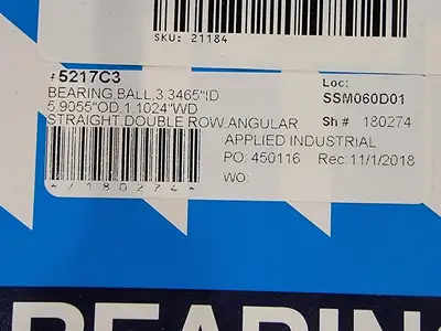 Angular Contact Ball Bearing 5217C3