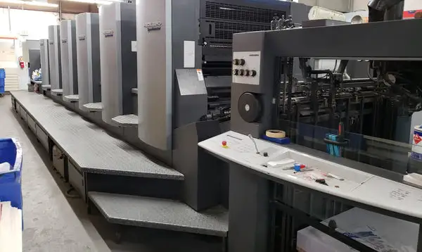 2007 Heidelberg CD 102-Five Color +Aqueous Coating