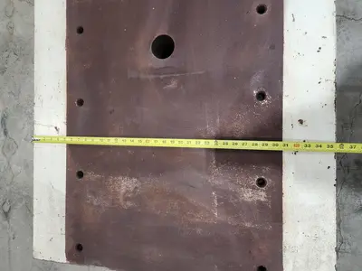 35.5" x 95" x 4" Ram Plate