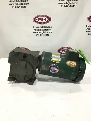 Baldor VM3558T/GSF2026BA Motor Gear Reducer 20:1 Ratio