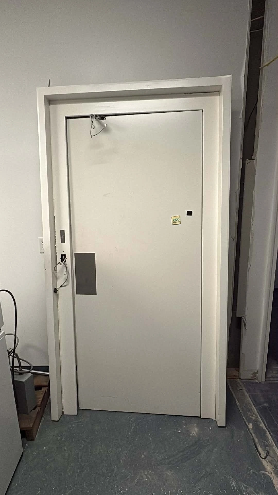 USED Industrial Lab Door Magnetic Lock Hinged Door
