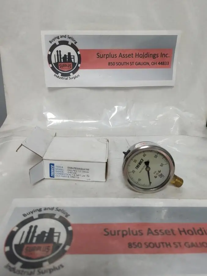 New | in-Stock TRERICE D82LFB2502LA100 Universal Pressure Meters Ohio US | Surplus Asset Holdings #1403158