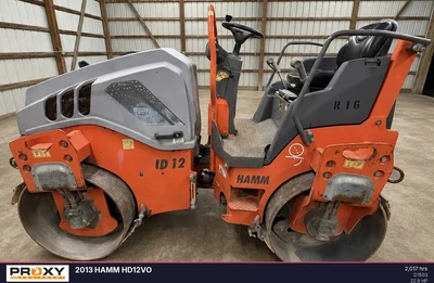 Used 2013 HAMM HD12VO Tandem Rollers Ohio US | Proxy Equipment #1426043