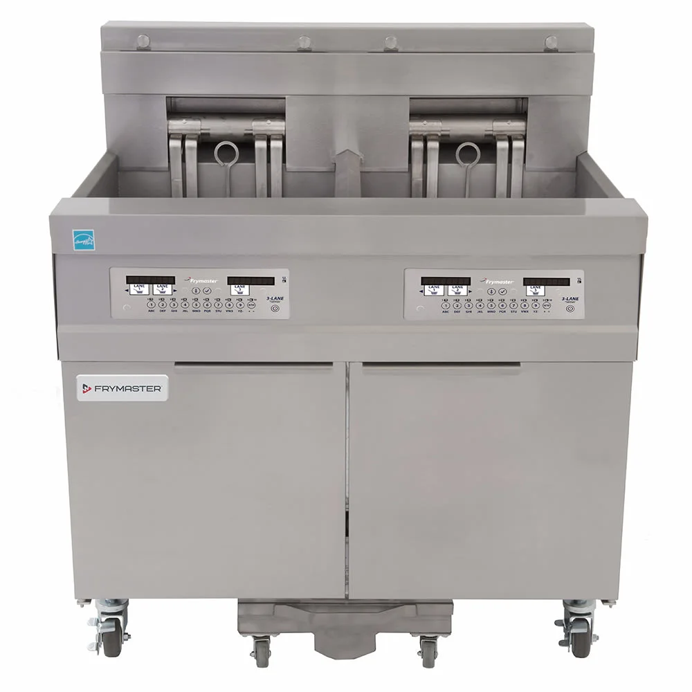 Frymaster 21814EF Electric Fryer - (2) 60 Lb Vats, Floor Model, 240v/3ph
