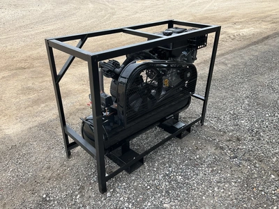Used AGT INDUSTRIAL AC AIR COMPRESSOR Tank Mounted Air Compressors Michigan US | Miedema Asset Management Group #1339093