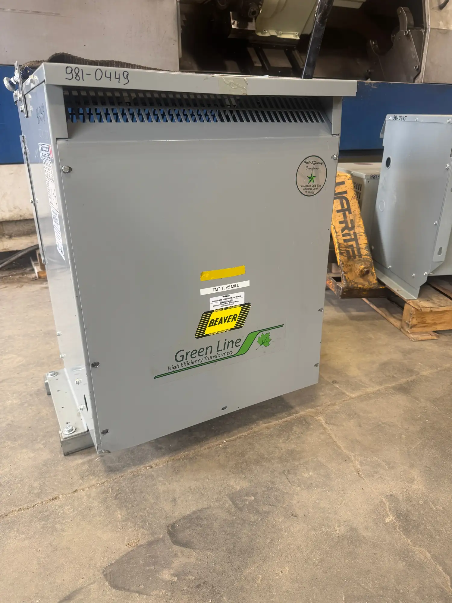 45 KVA 208V to 400Y/230V Isolation Transformer