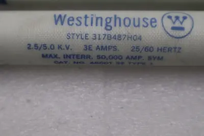 LOT OF 2 NEW OPEN BOX WESTINGHOUSE A500T 3E FUSE 25/60HZ 317B487H04 STK H1451A
