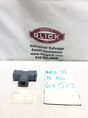 Rosemount 2002011 Flow-Through Tee 1-1/2″ CPVC, 1″ NPT Process Connection