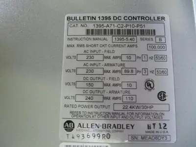 Allen Bradley DC Control Systems (Never Used)