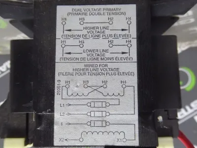 Allen Bradley 1497-B-BASX-1-N Control Transformer Ser. A .080kVa Used