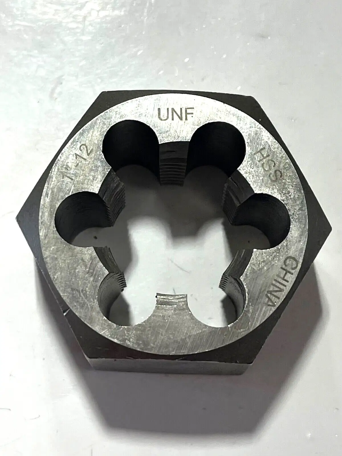 ProCut 1"-12 NF HSS Hexagon Die Standard Thread