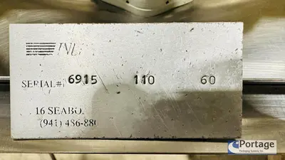 USED INLINE FILLING SYSTEMS SEMI-AUTOMATIC OVERFLOW FILLER