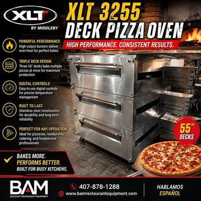Used XLT 3255 Pizza Equipment Florida US | BAM Discount Restaurant Equipment #966880