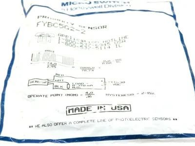 NEW HONEYWELL FYBC5G2-2 PROXIMITY SENSOR FYBC5G22