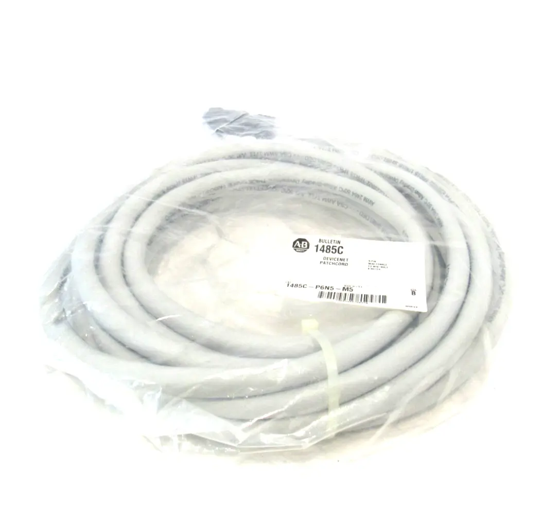 ALLEN BRADLEY 1485C-P6N5-M5 DEVICENET PATCHCORD 1485CP6N5M5 SER.B NEW SURPLUS