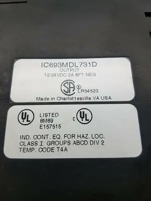 Used GE FANUC IC693MDL 731D PLC Input & Output | ND Industrial Surplus #1224269