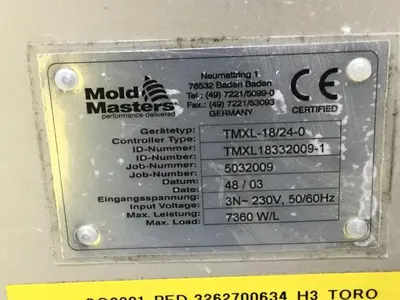 USED MOLD MASTER TMXL-18/24-0