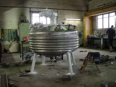 1000 L S/S Jacketed Reactor Flp Turbine