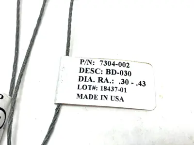 USED AMTEC CORP BUS DROP GRIP, STRAIN RELIEF BD-030 .30-.43 DIA.